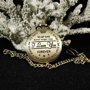 "To My Dad" from Daughter Pocket Watch
